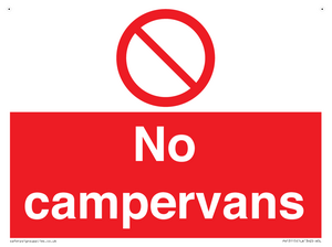 No campervans